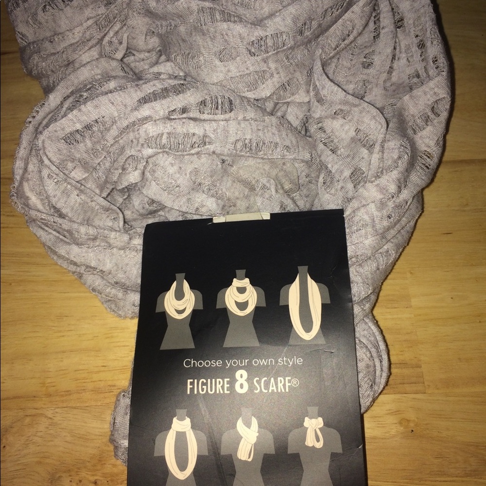 Grey multi shape Scarf